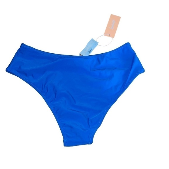 Lunabelle Thigh High Royal Blue Bikini Bottom Large NWT - Picture 2 of 4